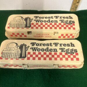 Forest Fresh Wooden 22 Eggs Vermont With Bio-Degradable Cartons